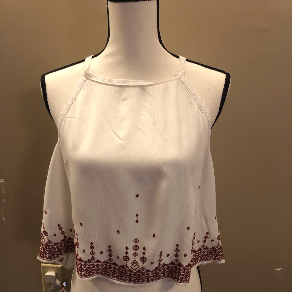 White Crop Top